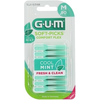 GUM® GUM SOFT-PICKS COMFORT FLEX MINT Medium