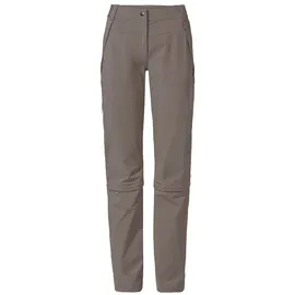 Vaude Farley Stretch Capri T-Zip III Zip-Off-Hose Braun 34