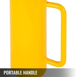 Vevor Hydraulikzylinder Heber, 20 Tonne Solide Ram Hydraulikzylinder, 15 cm Hub Einfach Wirkende Hydraulikzylinder, mit Schnellkupplung Tragbare Hydraulische Solide Jack Hydraulischen Hebezylindern