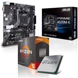 Memory PC Aufrüst-Kit Bundle Ryzen 5 5600X 6X 3.7 GHz Prozessor, A520M-A II Mainboard (Komplett fertig zusammengebaut inkl. Bios Update und Funktionskontrolle)