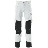 Mascot International GmbH Mascot Hose mit Knietaschen, Stretchstoff Hose Größe 90C54, weiss