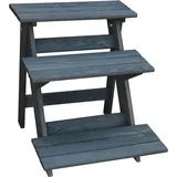 Promadino Blumentreppe 50 x 60 x 56 cm Anthrazit