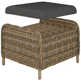 Tectake tectake® Rattan Sitzgruppe, Benissa 2+2