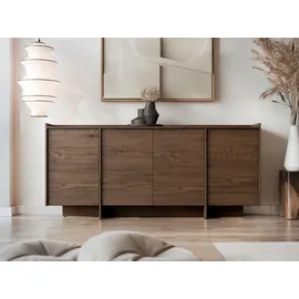 Mirjan24 Kommode mit vier Drehtüren (Farbe: Baltic Storm)