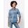 Classic Basics Karo-Bluse blau 54