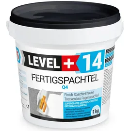 LEVEL+ Fertigspachtel Glättspachtel Spachtelmasse 1 kg