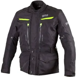 Gms Gear Motorrad Textiljacke Schwarz/Gelb L