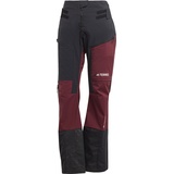 Adidas Terrex Techrock Tour Damen Tourenhose-Dunkel-Rot-M