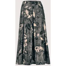 Madeleine Maxirock Damen Floral Grau 46