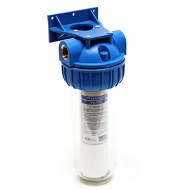 Naturewater Nw-br10b-s 1 Stufen Wasserfilter, 5 μ, 26,16 mm (3/4") Filtereinsatz, Ø60 mm PP Kartusche, Filter Wandhalterung, Filterschlüssel, Sedimentfilter