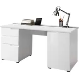 bega office Schreibtisch »Spice«, Home Office Desk mit Griffmulden, in 2 Breitenvarianten weiß