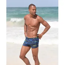 KangaROOS Badehose Boxer-Badehose Blau 5