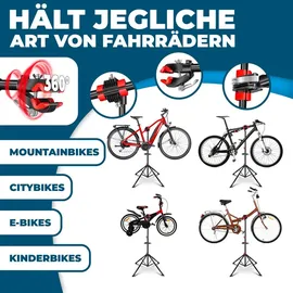 Kesser Fahrradmontageständer Profi Reparaturständer rot