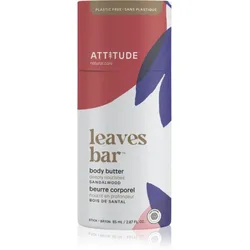 Attitude Leaves Bar Body Butter feste Körperbutter Sandalwood 85 g