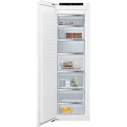 SIEMENS Einbaugefrierschrank "GI81NACE0", E (A-G), silber (eh19), B:55,8cm H:177,2cm T:54,5cm, Gefrierschränke