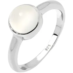 Elli Trend Bandring Mondstein Edelstein 925 Silber 62 Damen 