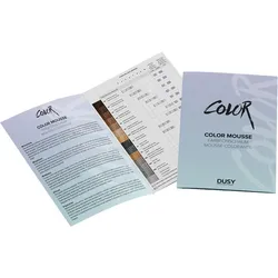 dusy professional Color Mousse Farbkarte gedruckt
