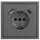 McPower Schuko-Steckdose 1x USB-C 18 W Schwarz 1 St.
