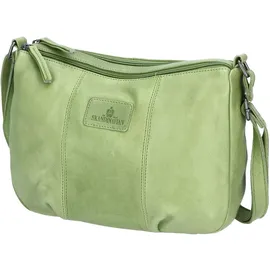 The Skandinavian Brand Leder Umhängetasche Green