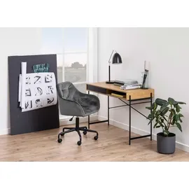 AC Design Schreibtisch Angus Eiche Nachbildung / Braun