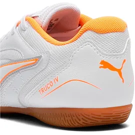 Puma Truco IV Kinder White/Orange/Silver 36