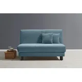 Ell + Ell Schlafsofa Enny Polyester 2-Sitzer Blau