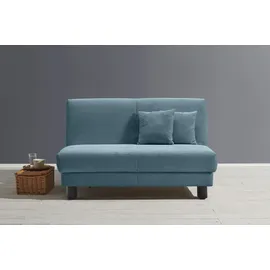 Ell + Ell Schlafsofa Enny Polyester 2-Sitzer Blau