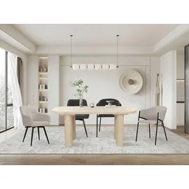 SIT Möbel Armlehnstuhl Polyester beige 2er Set
