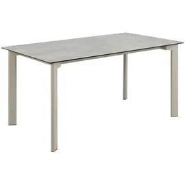 VCM Actona Esstisch Palermo 160 x 90 cm Keramik Grau