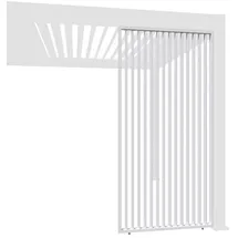 Weide Seitenwand für Pavillon 1 Stück 1,23 x 2,35 m Weiß
