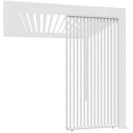 Weide Seitenwand für Pavillon 1 Stück 1,23 x 2,35 m Weiß
