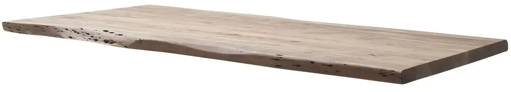 Dine + Mine Tischplatte mit Baumkante SigNature One ¦ holzfarben ¦ Maße (cm): B: 100 H: 5,5