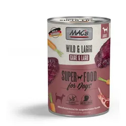 Hochwertiges Hundenassfutter Mac's Wild mit Lamm