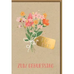 Geburtstagskarte Graspapier 551240   Bild