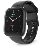 Hama 4000 BT 46 mm Kunststoffgehäuse schwarz Silikonarmband schwarz M