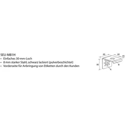 BERNSTEIN Befestigungswinkel SEU-MB1H