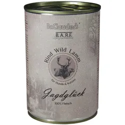 Dr. Clauder's BARF Fleisch 400g Dosen Nassfutter für Hunde & Katzen Jagdglück 6x400g