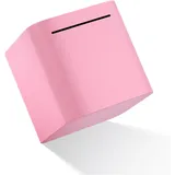 Spardose Groß Edelstahl Die Zum Öffnen Zerbrechen Müssen Spardose Für Erwachsene Rosa Geldspardose Geld Sparen für Traumreisen Und Wünsche