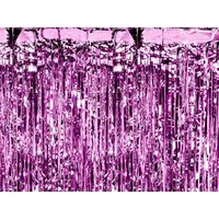 Partydeco Türvorhang Lametta 90x250cm | Lila