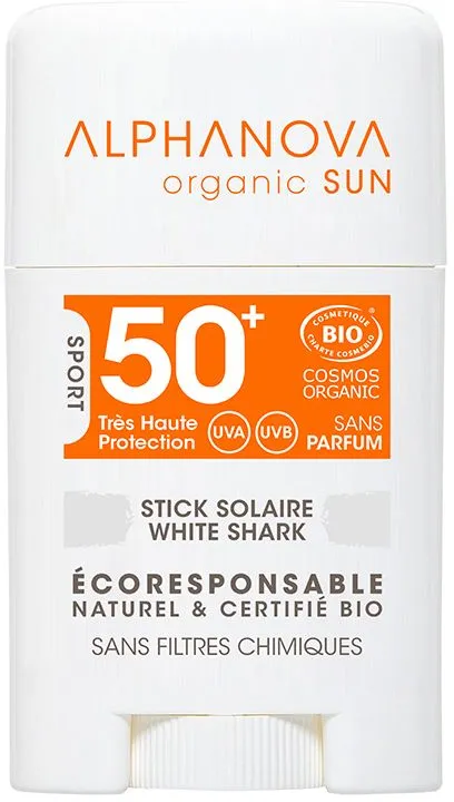 Alphanova Solar Stick Weiss Très Haute Protection Visage Spf50+