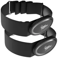 Newgen Medicals 2er Smarter Brustgurt mit Herzfrequenz-Sensor, ANT+ und Bluetooth