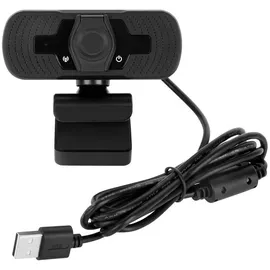 REBEL Full HD 1080p Webcam Schwarz