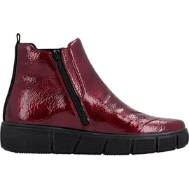 remonte Stiefelette kirschrot | schwarz 42