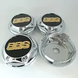 WARTHY 4 Stück Nabendeckel für BBS 68mm,Felgendeckel Radnabendeckel Reifenverkleidung Wasserdicht Staubdicht Dekoration von Automobilen,B
