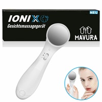MAVURA Gesichtsmassagegerät IONIX Anti Falten Ionen Gesichtsmassage Anti-Aging-Gerät, Ultraschall elektrischer Hautpflege Gesichts Massagestab weiß