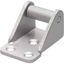 Schnegel Türfeststeller STA silberf.einbrennlackiert