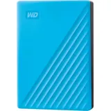 Western Digital WD My Passport Portable Storage, blau, 6TB, USB 3.0 Micro-B (WDBR9S0060BBL)