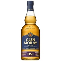 Glen Moray 15 Years Old Speyside Single Malt Scotch 40% vol 0,7 l