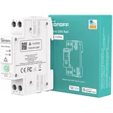 Sonoff Basic Din Rail Wifi Smart Schalter Hutschiene, Matter over Wifi Smart Home Steuerung, 32a für Sicherungskasten, kompatibel mit Alexa Google Home Home Assistant,