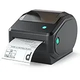Bisofice DHL Etikettendrucker Bluetooth Thermodrucker Versandetiketten Drucker 4x6 Labeldrucker unterstützt USB/Bluetooth (Mobil), Kompatibel mit Etsy,Amazon,Shopify, etc